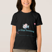 Behalt einfach Axolotl Tri-Blend Shirt (Vorderseite)