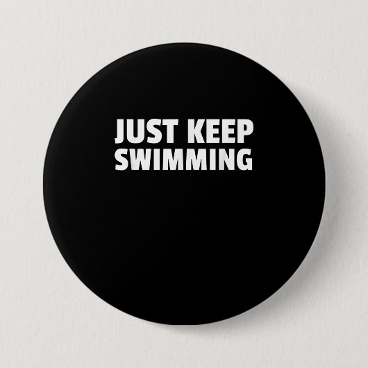 Behalt einfach das Schwimmdesign Button (Vorderseite)