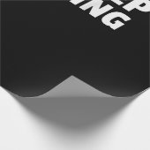 Behalt einfach das Schwimmdesign Geschenkpapier (Ecke)