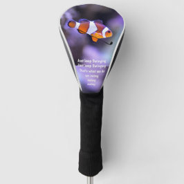 Behalt einfach den Clown Fish Golf Driver Headcover