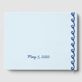 Behalt einfach den Wal Gästebuch (Rückseite)