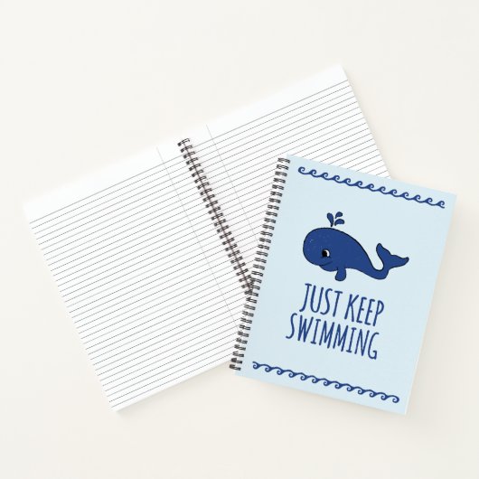 Behalt einfach den Wal Notizblock (Innenseite)