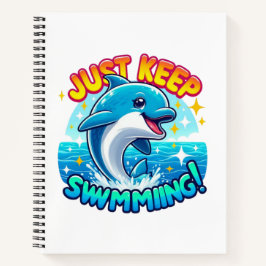 Behalt einfach die Dolphin Notizblock