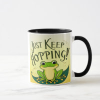 Behalt einfach Hopping! Frog