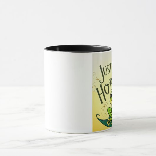Behalt einfach Hopping! Frog Tasse (Zentrum)
