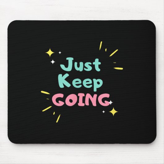 Behalt einfach, Motivierend T-Business-Eigentümer Mousepad (Vorne)