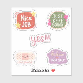 Behalt einfach Niedliche Quotes Scrapbooking Aufkleber