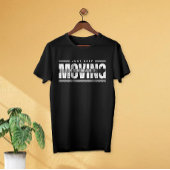 Behalt einfach nur das einzigartige Typo-Pfeil-Zei T-Shirt