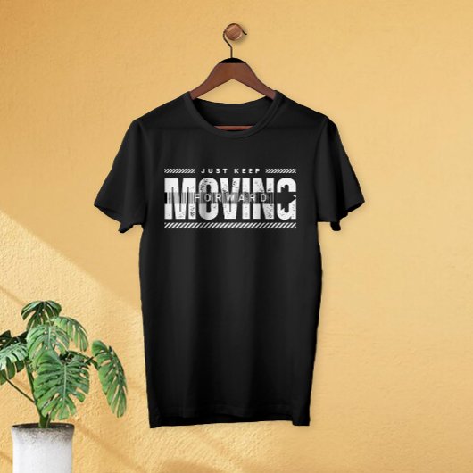 Behalt einfach nur das einzigartige Typo-Pfeil-Zei T-Shirt