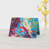 Behalt einfach nur die Kunstkarte Michele Ballant Karte (Gelbe Blume)