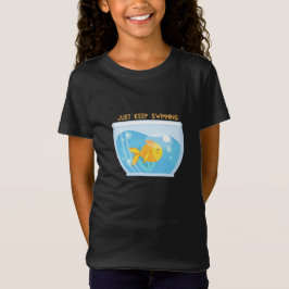 Behalt einfach nur Schwimmen T-Shirt