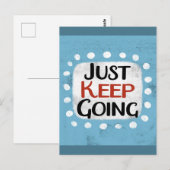 Behalt einfach Postkarte (Vorne/Hinten)