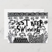 Behalt einfach Postkarten - Spoonie (Vorne/Hinten)