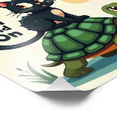 Behalt einfach Ruhe und fahre weiter Fotodruck (Ecke)