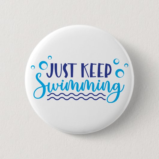 Behalt einfach schwimmen button (Vorderseite)
