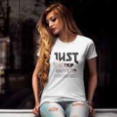 Behalt einfach vorwärts zu gehen, einzigartige Typ T-Shirt