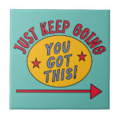 Behalt einfach zu gehen fliese (Vorderseite)