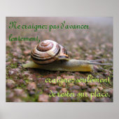 Behalt einfach zu gehen! -Französisch Poster (Vorne)