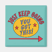 Behalt einfach zu gehen magnet (Vorne)