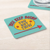 Behalt einfach zu gehen rechteckiger pappuntersetzer (angewinkelt)