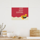 Behalt einfach zu tauchen! poster (Küche)
