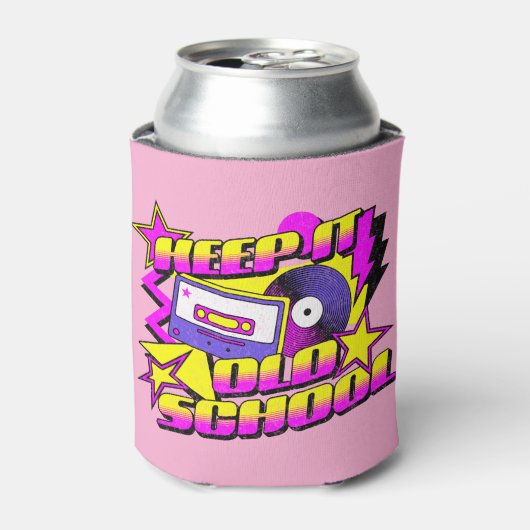 Behalt es alte Schule Dosenkühler (Kanne Vorderseite)