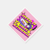 Behalt es alte Schule Serviette (Ecke)