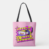 Behalt es alte Schule Tasche (Rückseite)