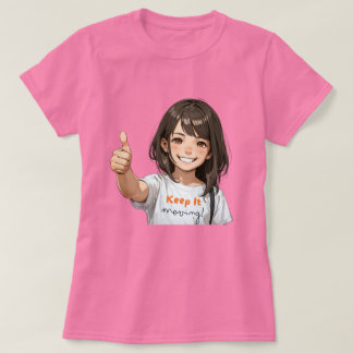 Behalt es bewegt das weibliche T-Shirt - Funny Gra