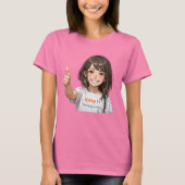 Behalt es bewegt das weibliche T-Shirt - Funny Gra (Vorderseite)