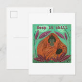 Behalt es Chill Postkarte (Vorne/Hinten)