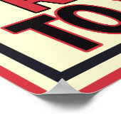 Behalt es dir selbst auf dem Poster (Ecke)