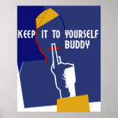 Behalt es dir selbst Buddy Poster (Vorne)