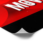 Behalt es einfach Behalten es bewegen Motivierend Poster (Ecke)