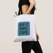 Behalt es einfach blöd tasche (Von Nahem)