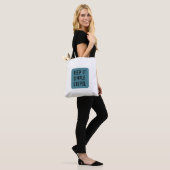 Behalt es einfach blöd tasche (Am Model)