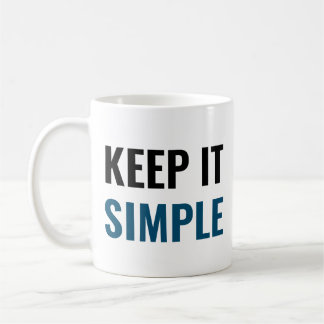 Behalt es einfach kaffeetasse