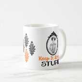 Behalt es einfach, stupid | Schnelles Viktorianisc Kaffeetasse (VorderseiteRechts)