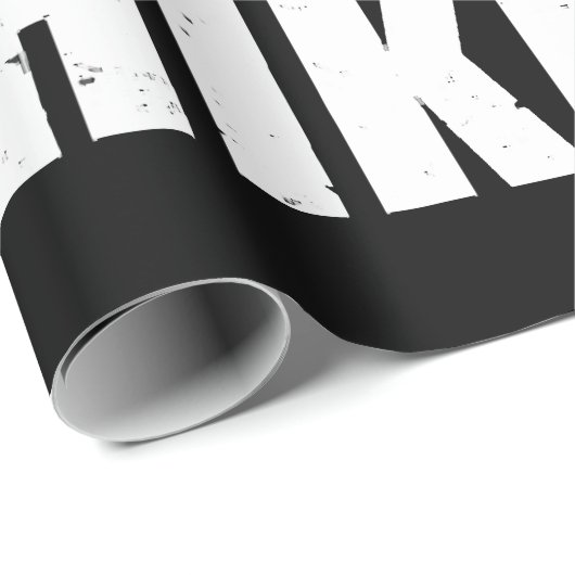 Behalt es einfach und gehe wandern geschenkpapier (Rolleneckpunkt)