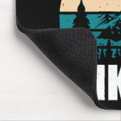 Behalt es einfach und gehe wandern mousepad (Ecke)