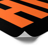 Behalt es einfach und gehe wandern poster (Ecke)