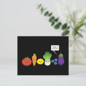 Behalt es farbenfroh! postkarte (Stehend Vorderseite)