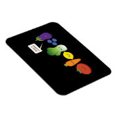 Behalt es farbig (einfaches Design) Magnet (Rechte Seite)