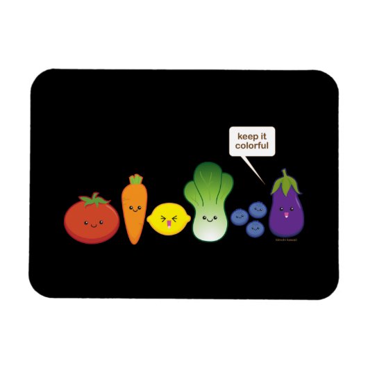 Behalt es farbig (einfaches Design) Magnet (Horizontal)