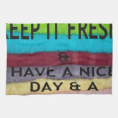 behalt es Freesh Geschirrtuch (Horizontal)