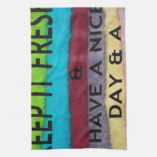 behalt es Freesh Geschirrtuch (Vertikal)