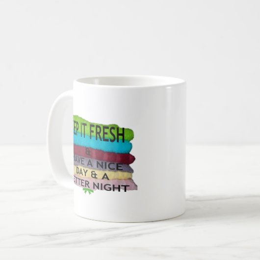 behalt es Freesh Kaffeetasse (Vorderseite Links)