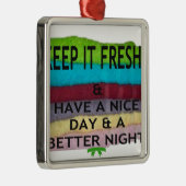 behalt es Freesh Ornament Aus Metall (Rechts)