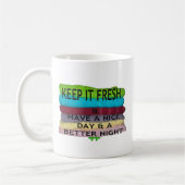 Behalt es frisch kaffeetasse (Links)