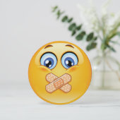 Behalt es geheim! Überraschende Party Einladung (Stehend Vorderseite)